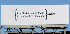 Google billboard